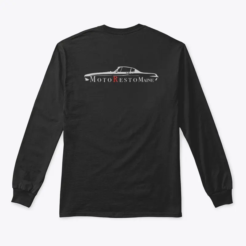 MotoRestoMaine Logo in Grey on Dark