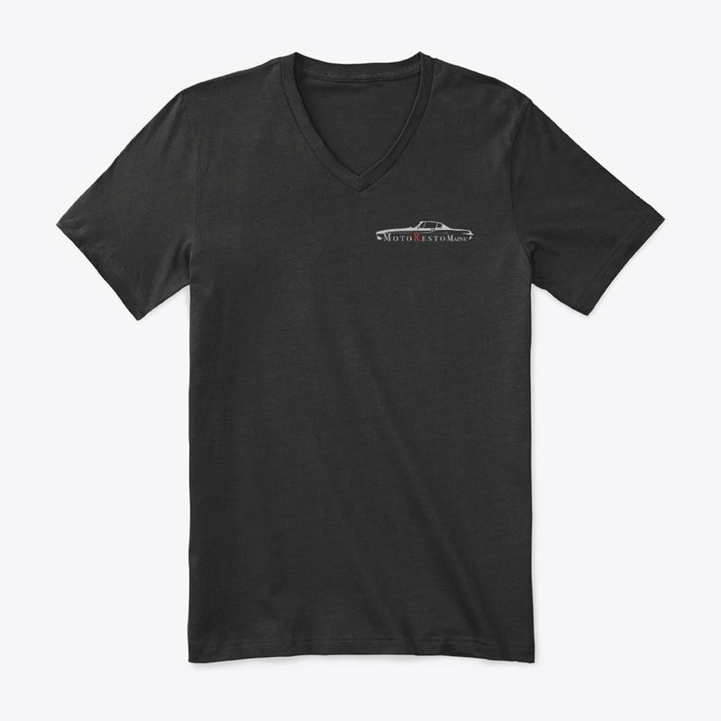 MotoRestoMaine Logo in Grey on Dark