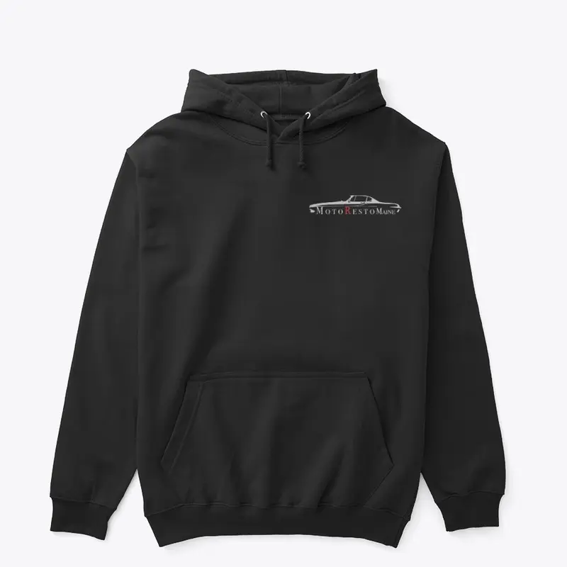 MotoRestoMaine Logo in Grey on Dark