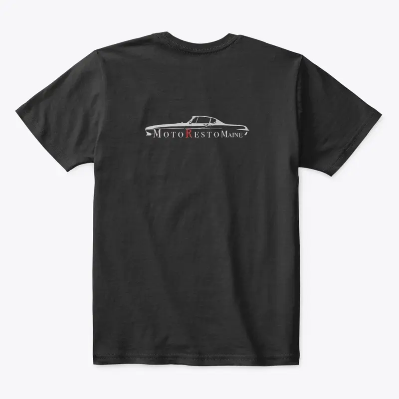 MotoRestoMaine Logo in Grey on Dark